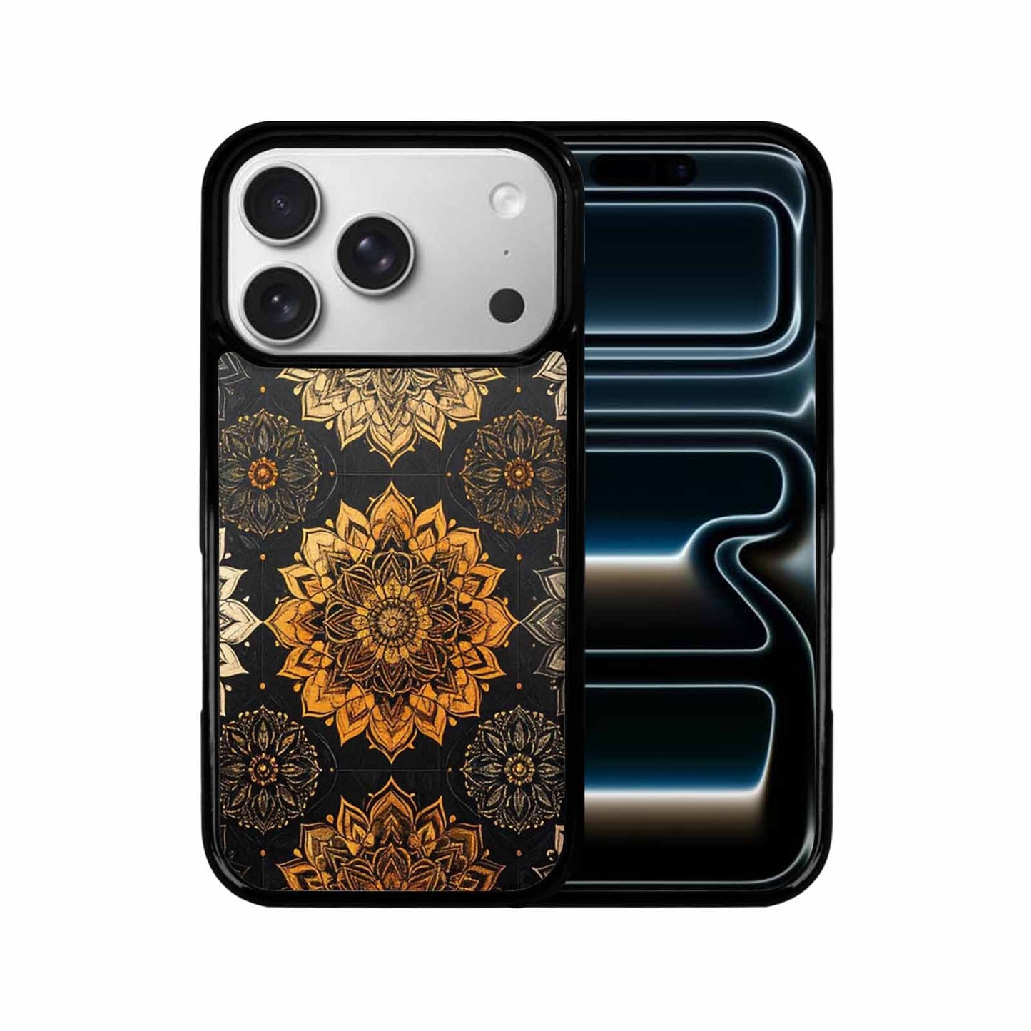 iPhone 17 Pro Case — Small Mandala Pattern Randomly Varying Floral, Custom Designed Case Cover