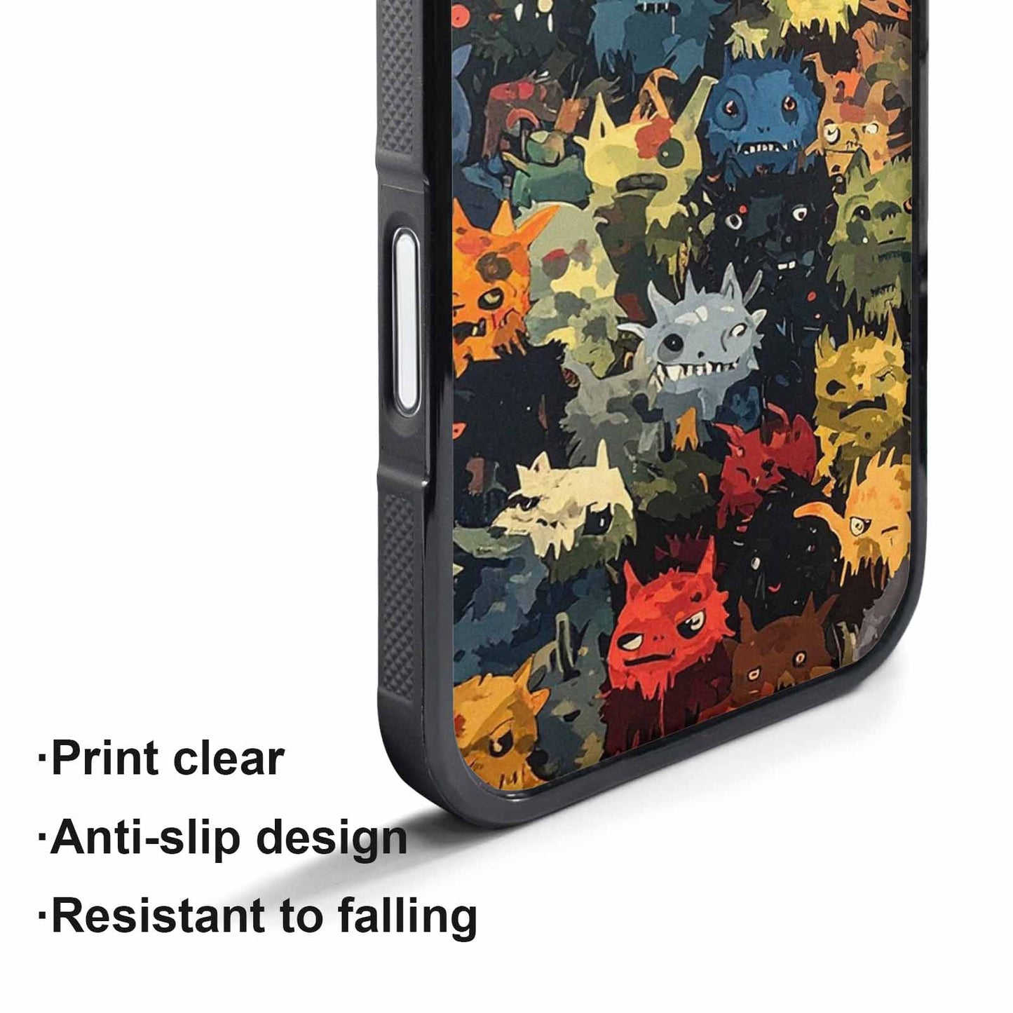 iPhone 17 Pro Case — Monsters Camomonsters Pattern Okl Camo, Custom Phone Case