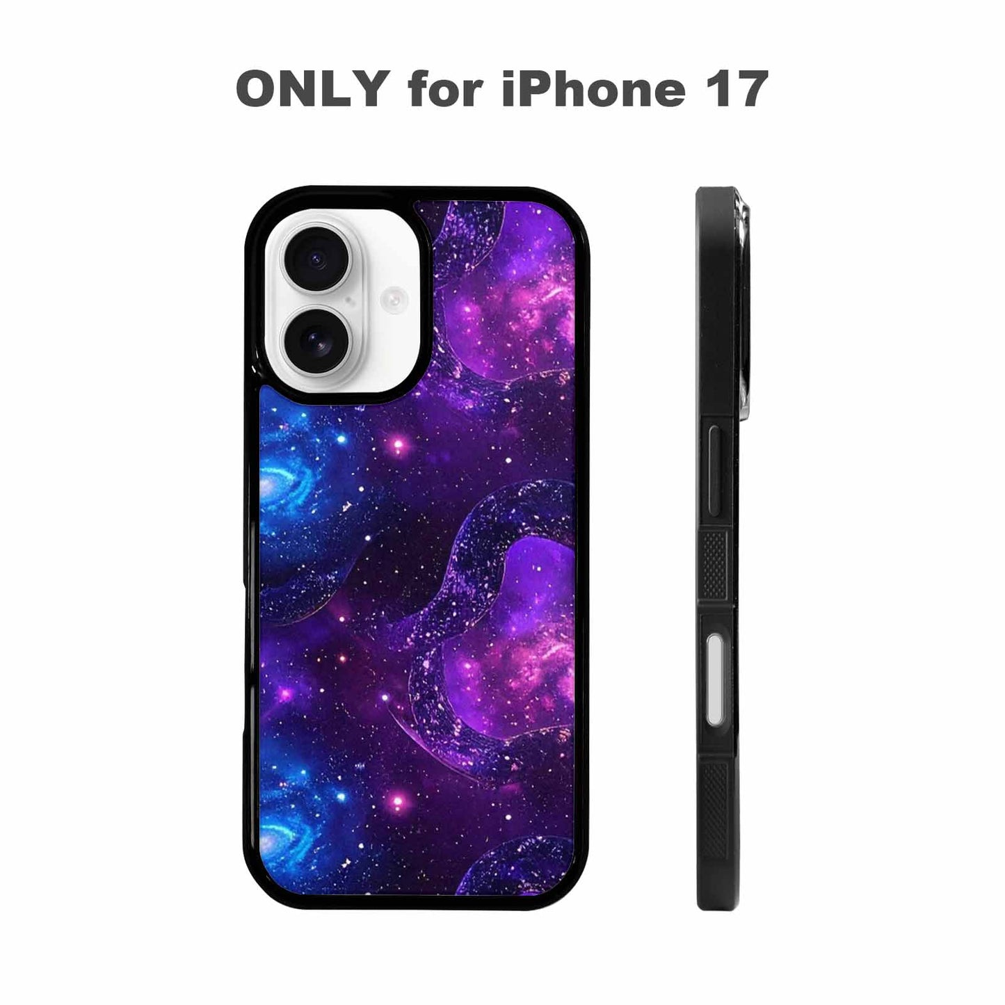 iPhone 17 Case — Snake Print Galaxy Seamless Animal Print, Personalized Phone Case