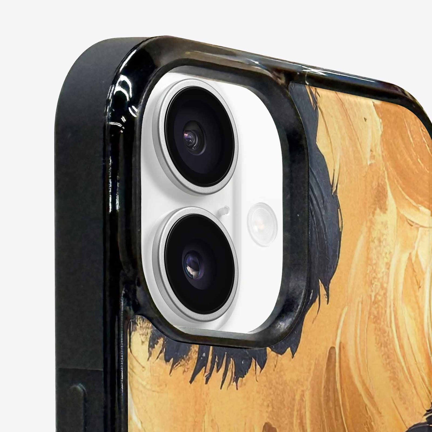 iPhone 16 Case — Leopard Soft Airbrush Gradient, Original Design Phone Case