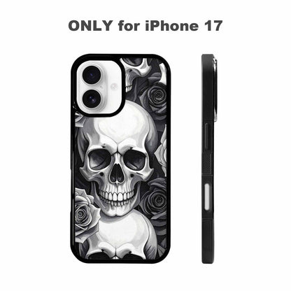iPhone 17 Case — Skull Dark Art Gothic Print Gothic, Custom Designed Case Cover
