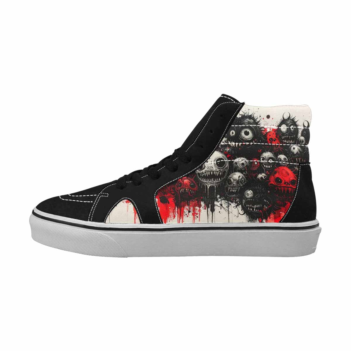 MEN'S Multi High Top Canvas Cottagecore Custom Sneakers