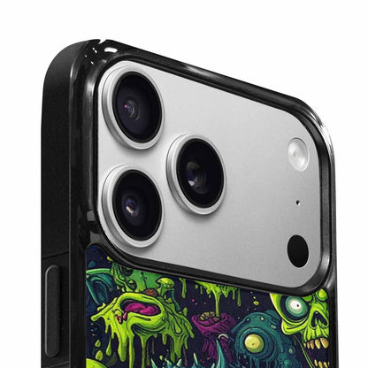 iPhone 17 Pro Max Case — Toxic Radioactive Creature Pattern Original Art, Original Design Phone Case