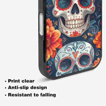 iPhone 16 Case — Marble Skull Custom, Custom Designed Case Cover
