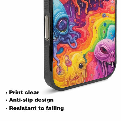 iPhone 16 Pro Max Case — Aliens Tie Dyemelting Aliens P, Customized Protective Case
