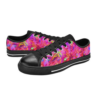 WOMEN'S Cc Acid Bath Art Canvas Vivid Custom Shoes