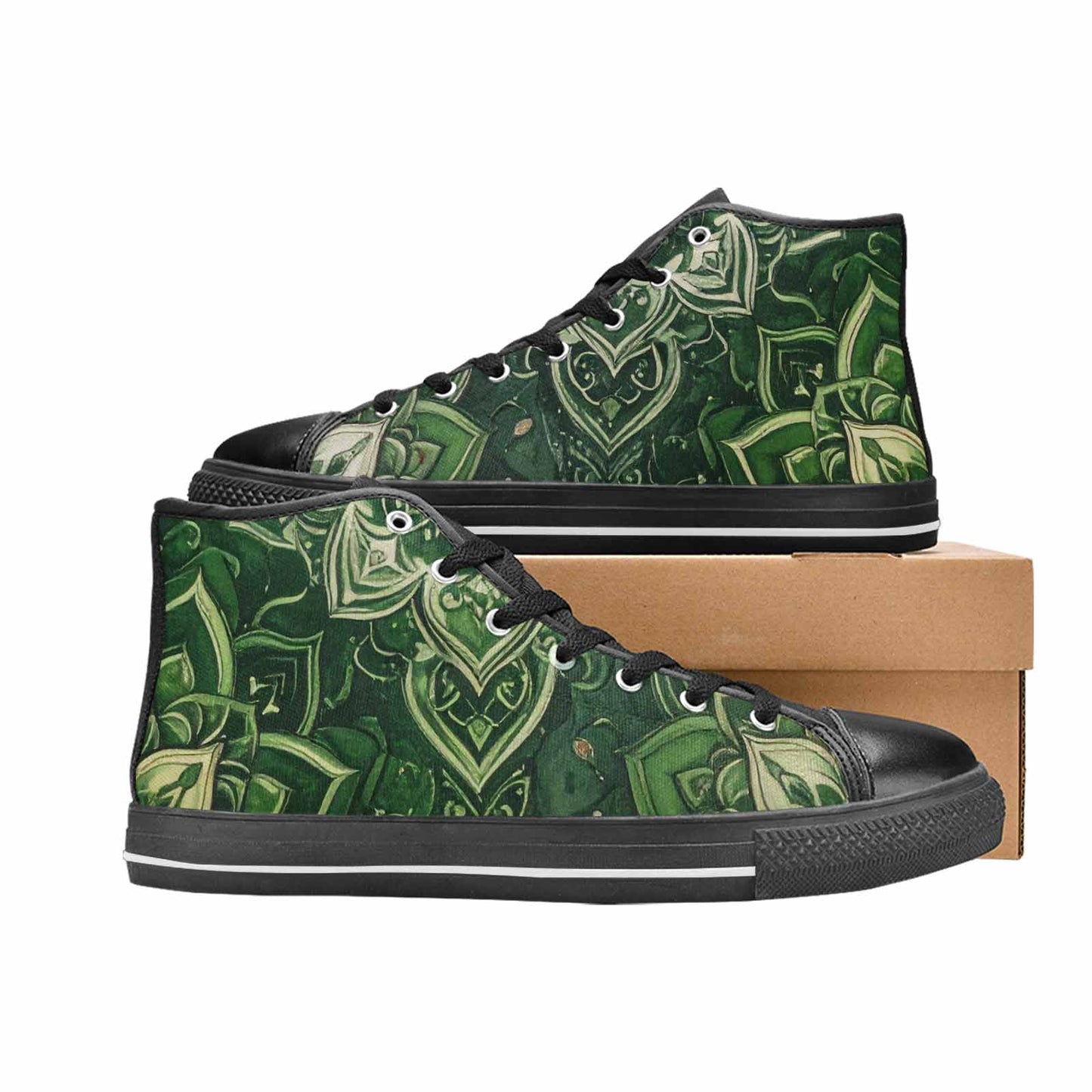 WOMEN'S Mandala High Top Canvas Vivid Shoes
