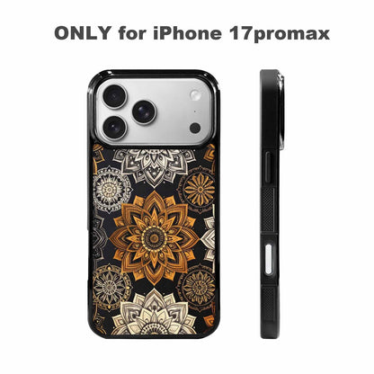 iPhone 17 Pro Max Case — Small Mandala Pattern, Randomly Floral, Custom Made Phone Cover
