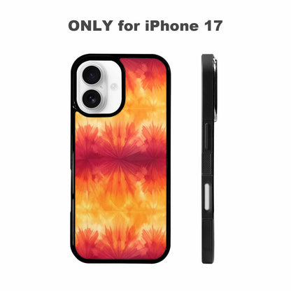 iPhone 17 Case — Ombre Tie Dye Sunset Custom Tie, Custom Designed Case Cover