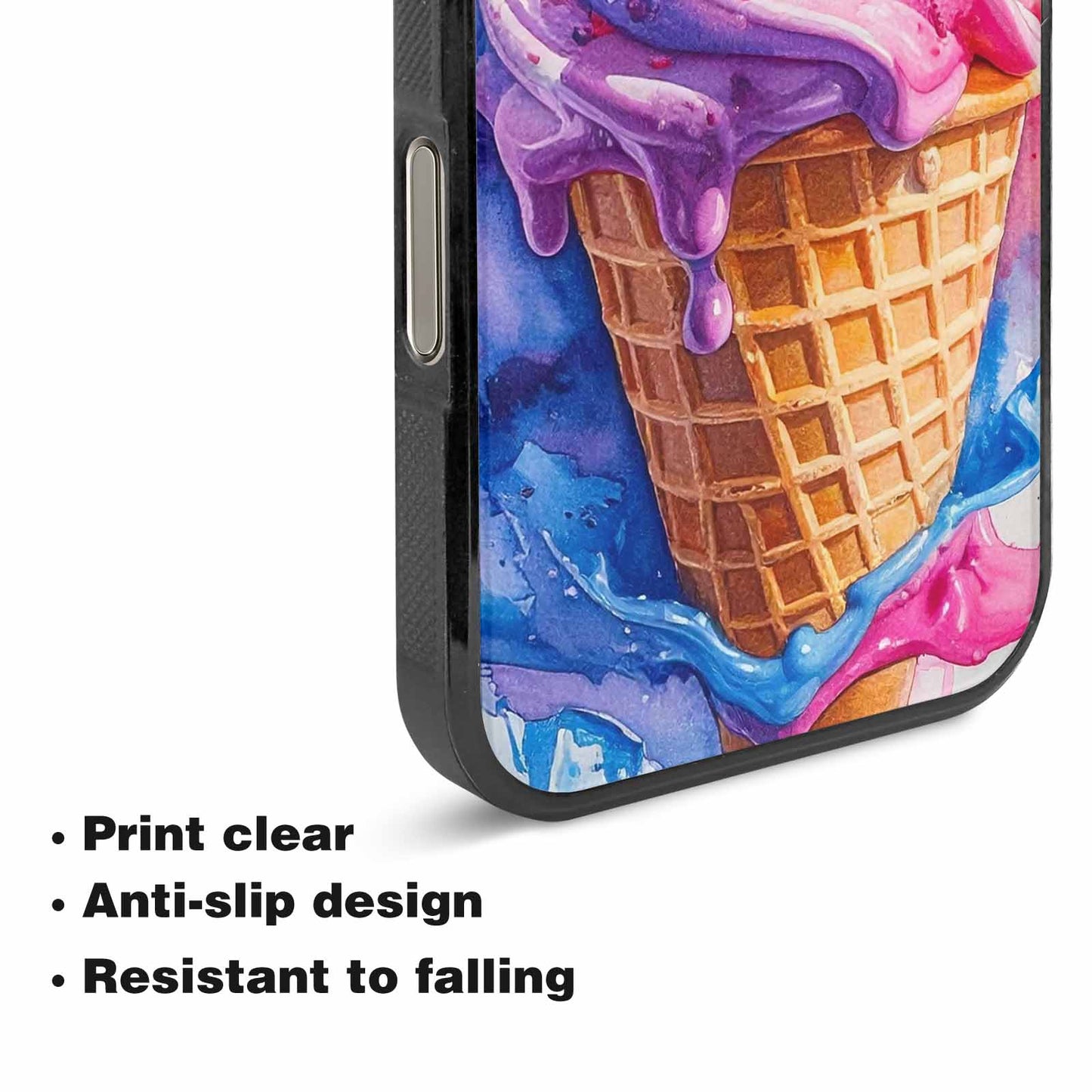 iPhone 16 Pro Max Case — Melting Icecream Collage Custom, Custom Printed Phone Case