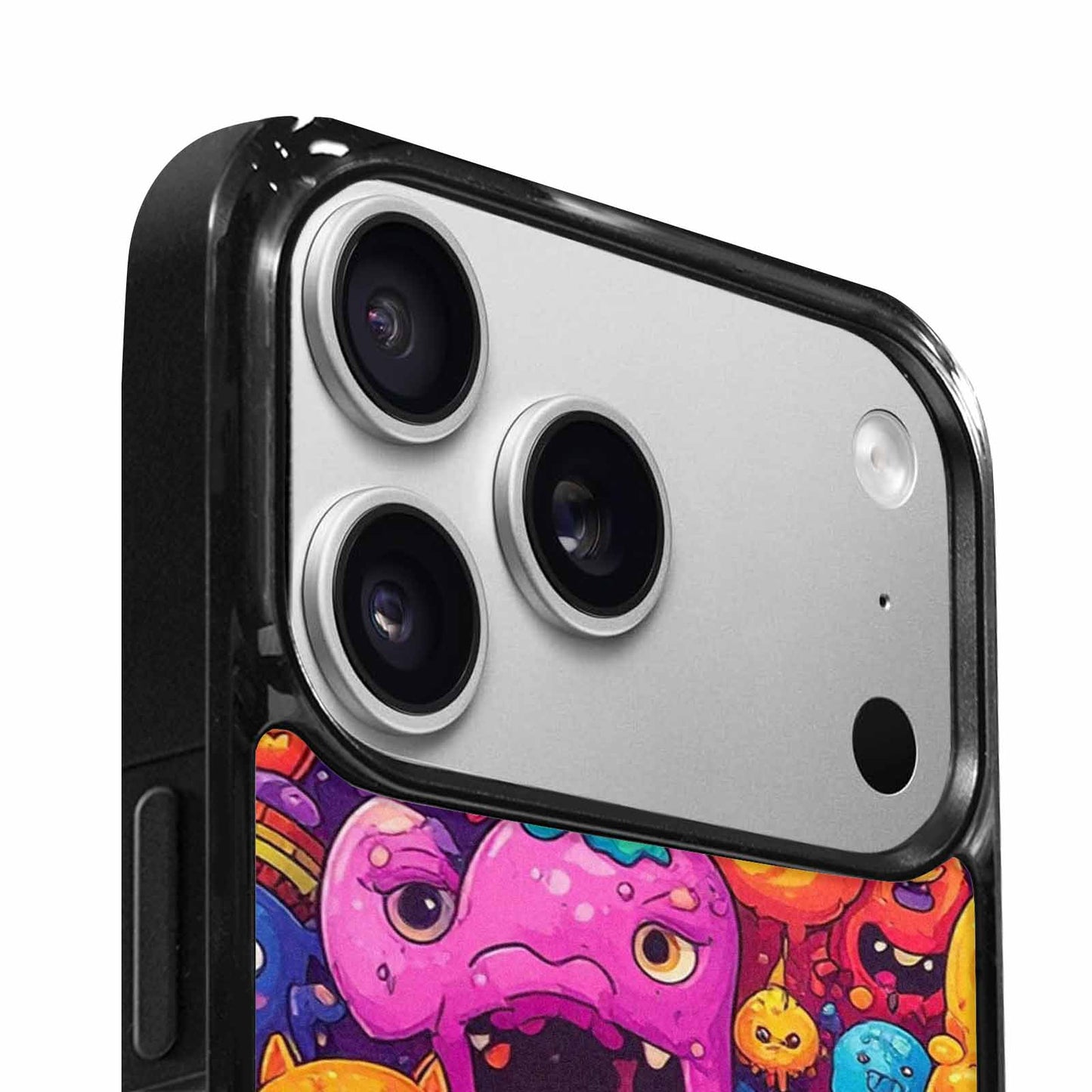 iPhone 17 Pro Max Case — Melting Cartoon Character Pattern Cartoon Cute, Personalized Phone Case
