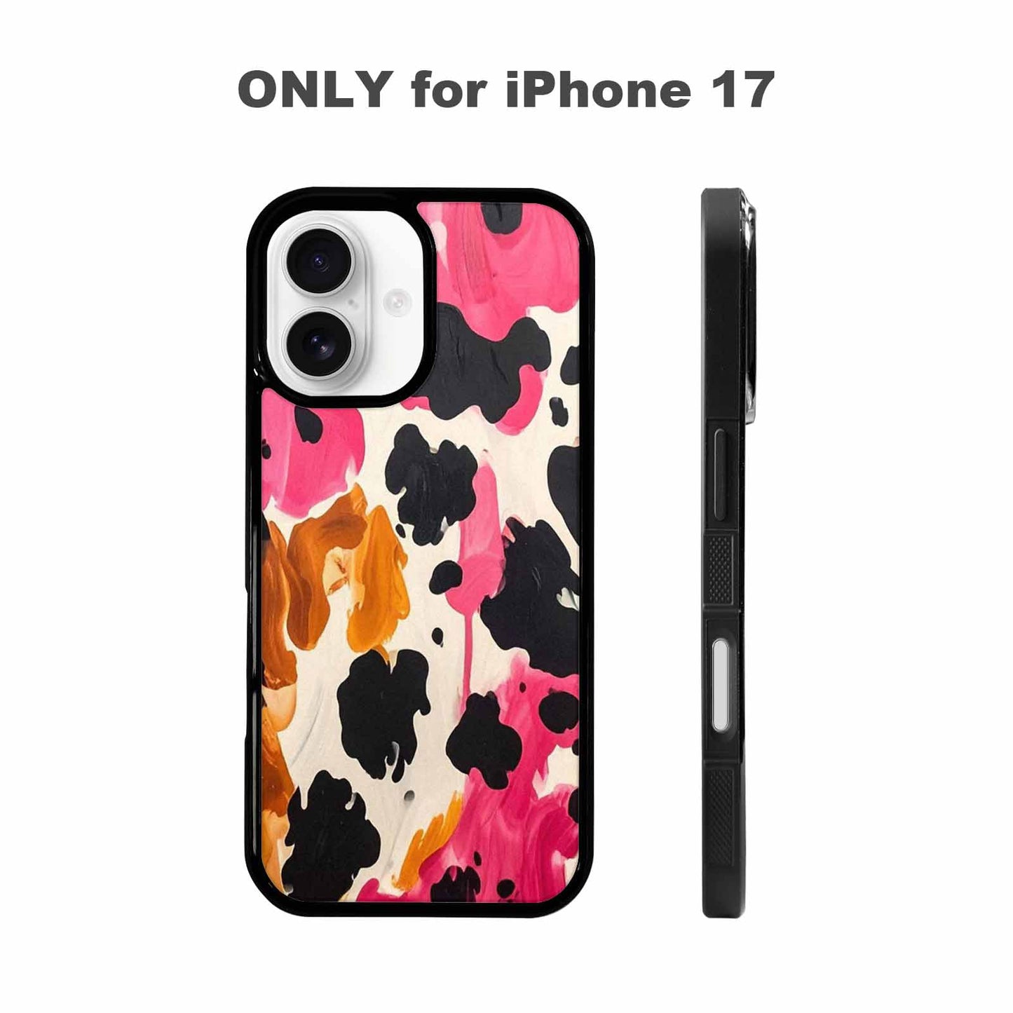 iPhone 17 Case — Small Cow Animal Print Animal Print, Custom Print Case Cover