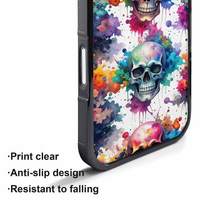 iPhone 17 Pro Case — Skull Dark Art Gothic Print Gothic, Custom Phone Case