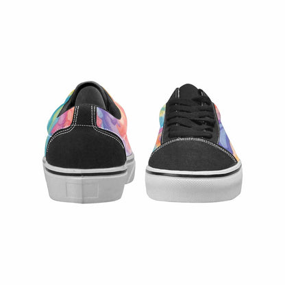 WOMEN'S Tie Dye Swirls Tie Lace-Up Canvas Aesthetic Shoes