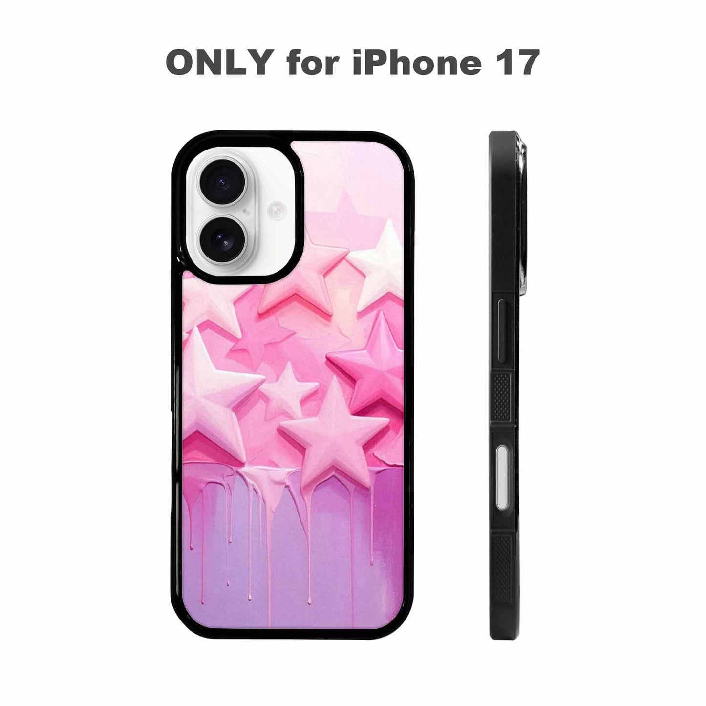 iPhone 17 Case — Seamless Repeating Pattern Of Galaxy Space, Custom Made Phone Cover