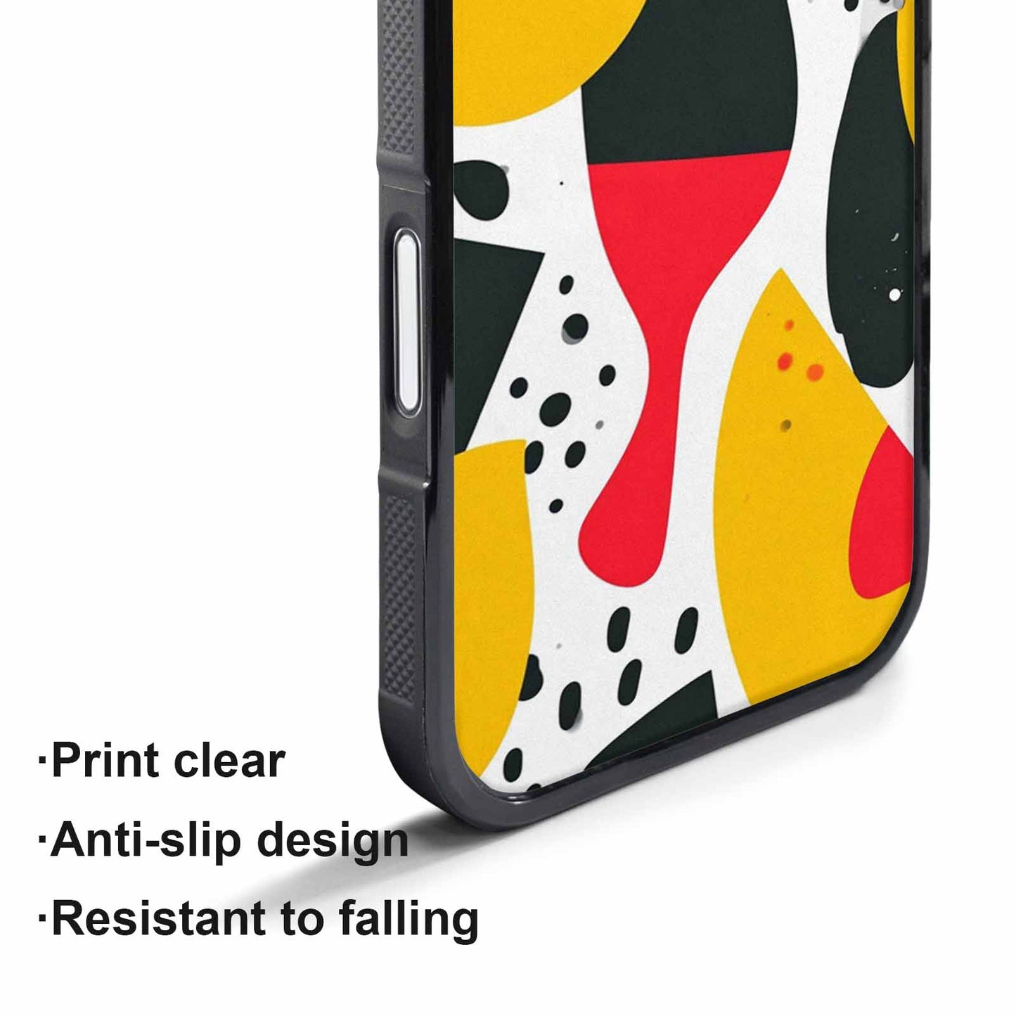 iPhone 17 Pro Case — Memphis Art Pattern Retro Vintage, Custom Art Phone Cover