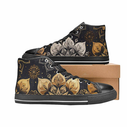 MEN'S Mandala High Top Canvas Dreamcore Custom Sneakers