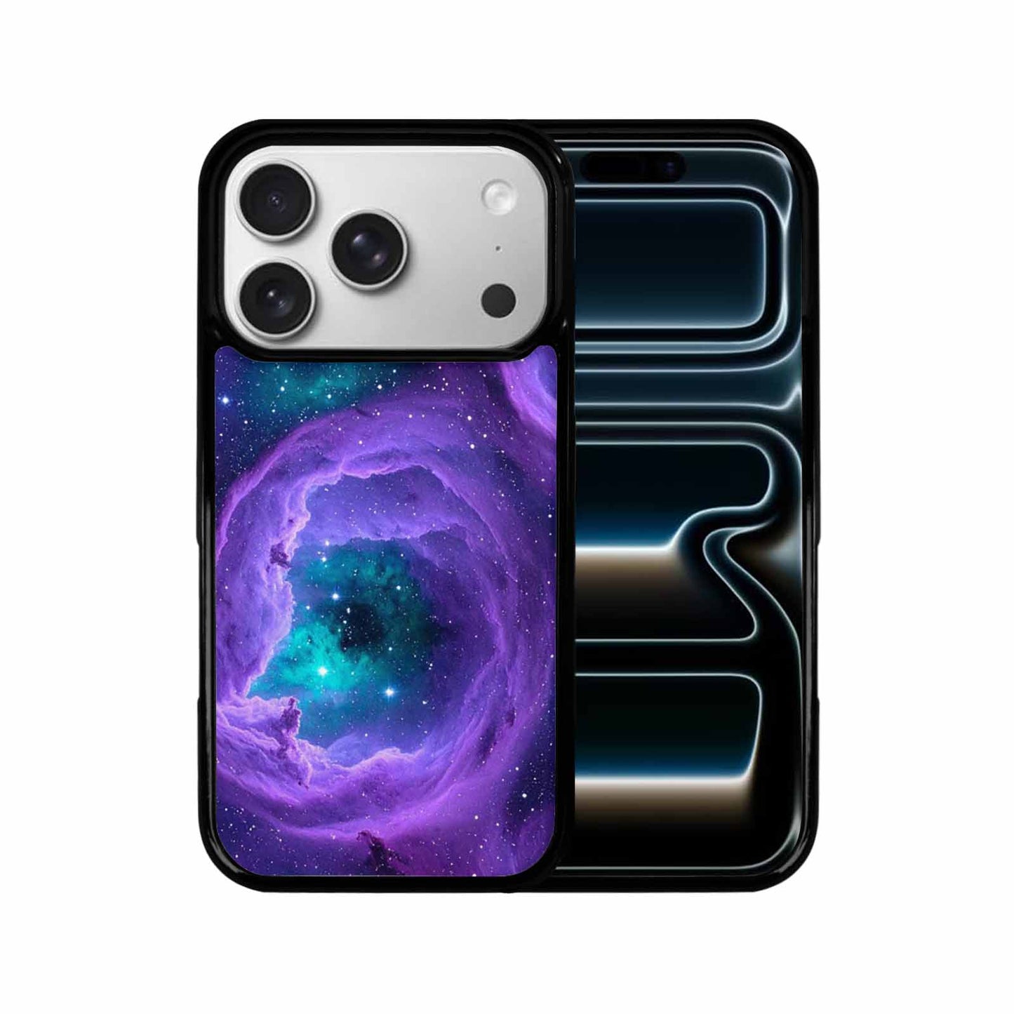 iPhone 17 Pro Case — Seamless Tileable Pattern Of Swirling Galaxy, Custom Art Phone Cover