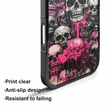 iPhone 17 Air Case — Black Pink Ink Rainbow From Gothic, Customized Protective Case