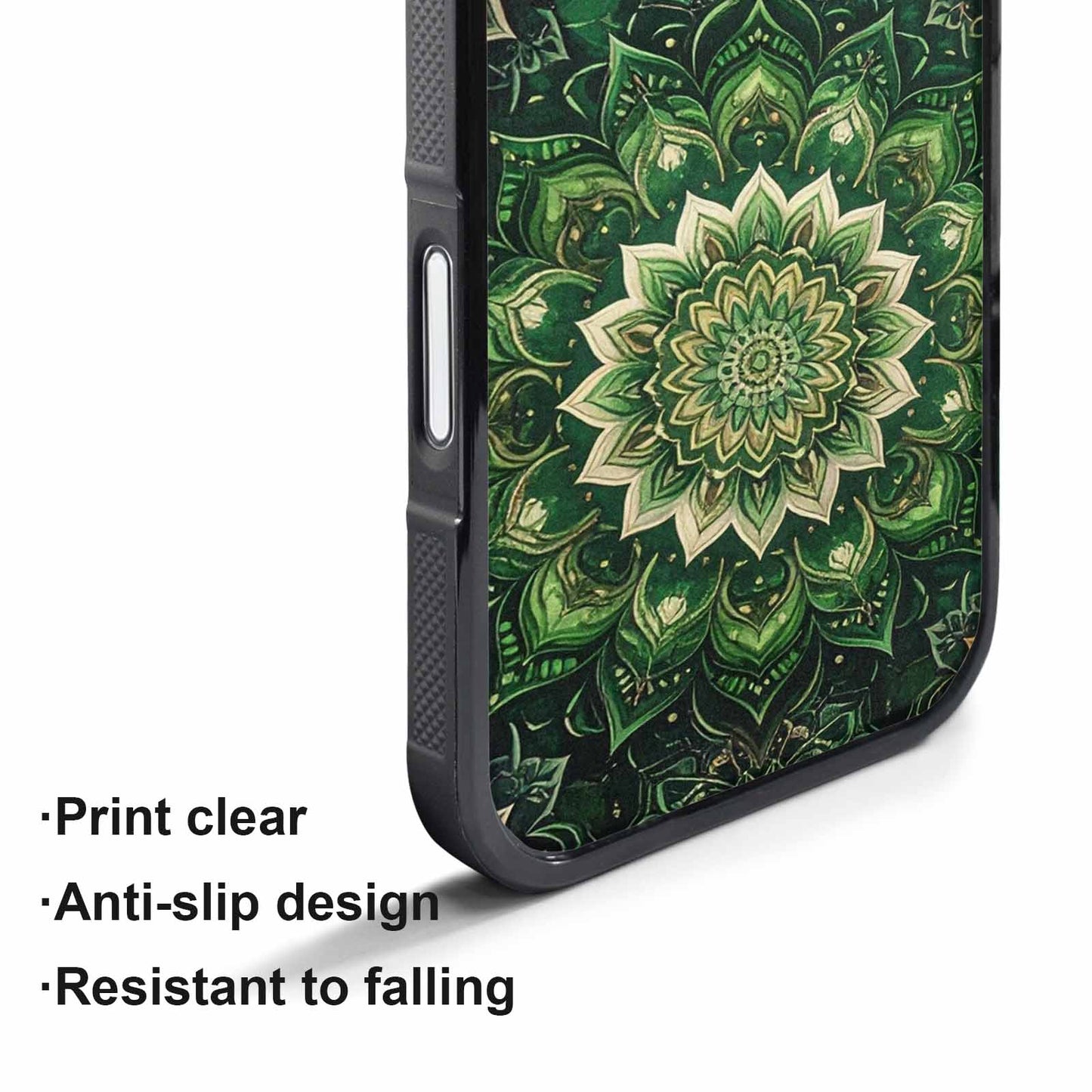iPhone 17 Pro Max Case — Small Mandala Pattern, Randomly Floral, Custom Print Case Cover