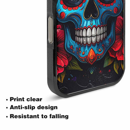iPhone 15 Pro Max Case — Graffiti Skull Art Seamless Pattern Vibrant, Custom Art Phone Cover