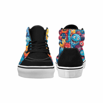MEN'S Monsters (general) Cartoon Monst High Top Canvas Aesthetic Custom Shoes