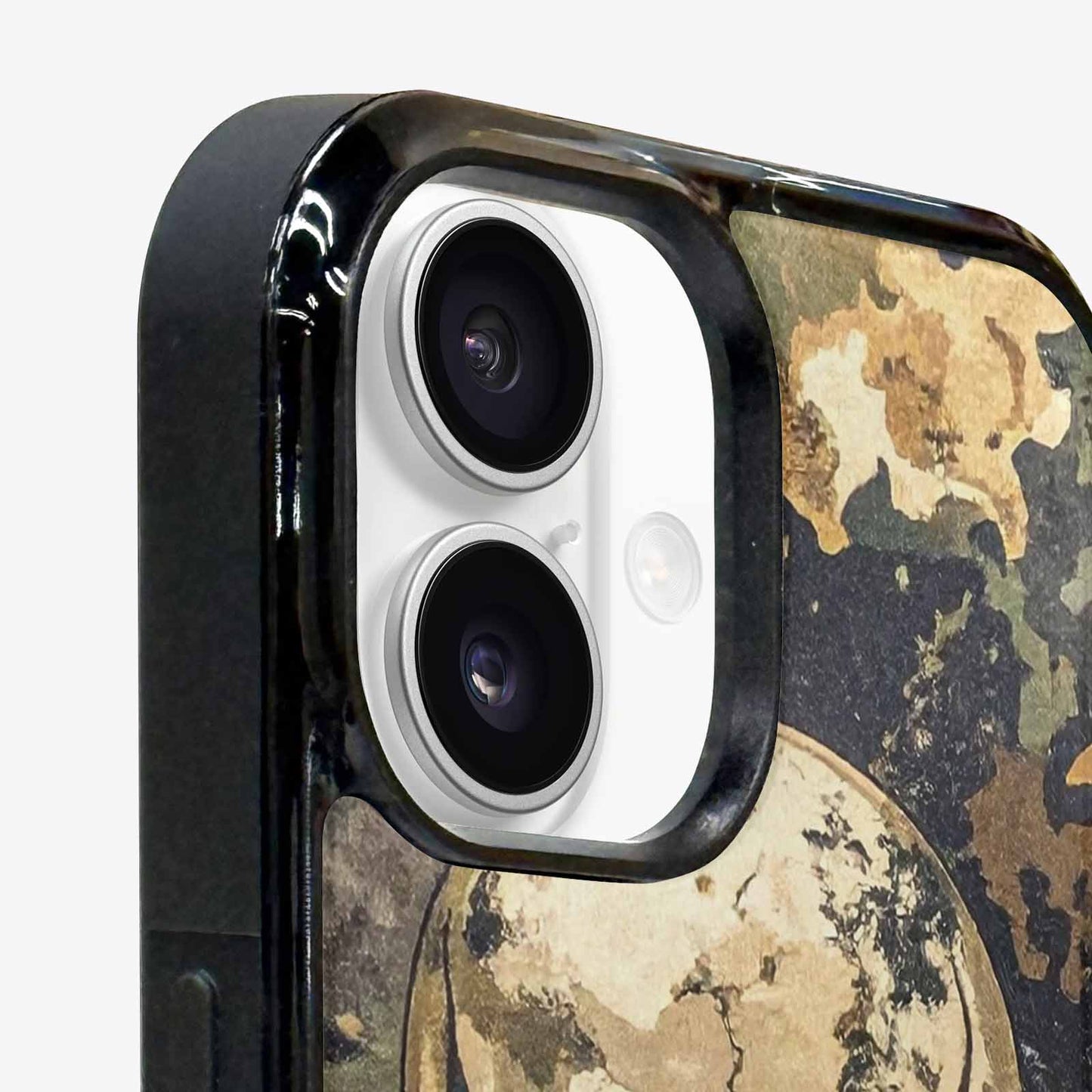 iPhone 16 Case — Military Camo Skull Custom, Unique Phone Case Design
