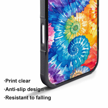 iPhone 17 Air Case — Small Tie Dye Swirl Pattern Tie, Custom Art Phone Cover