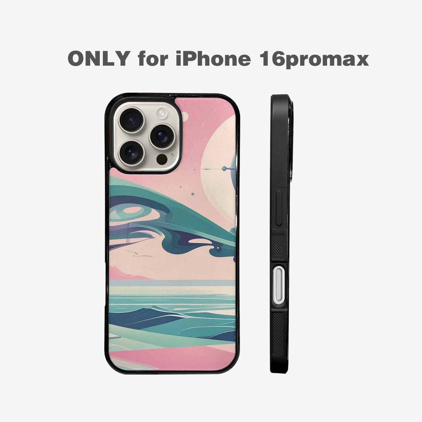 iPhone 16 Pro Max Case — 1930s European Surrealist Art Style Dreamlike, Customized Protective Case