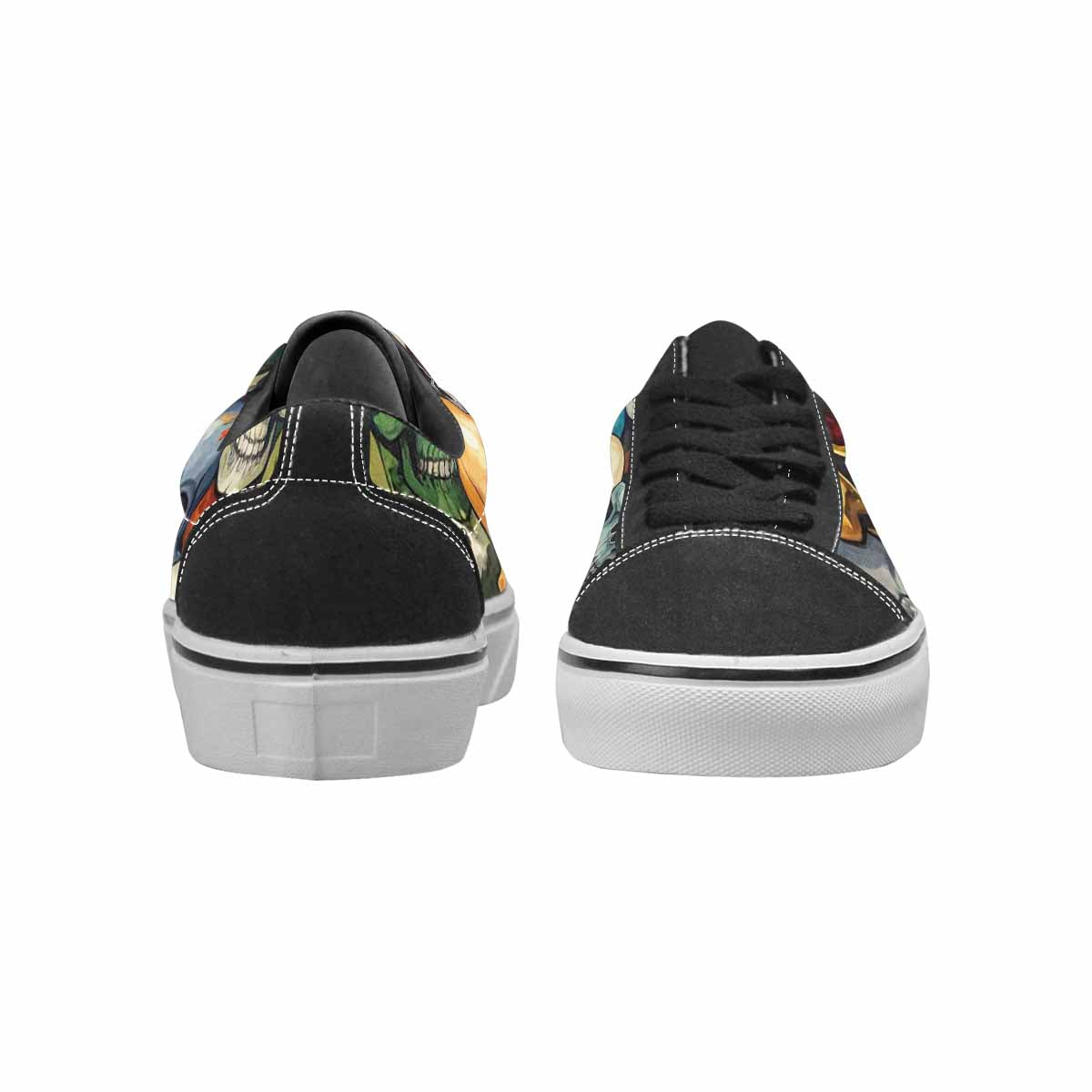 WOMEN'S Skulls Lace-Up Canvas Cottagecore Sneakers