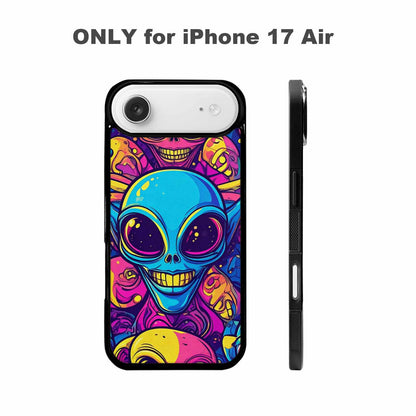 iPhone 17 Air Case — Alien Ufo Cartoon Art Pattern Alien, Custom Art Phone Cover