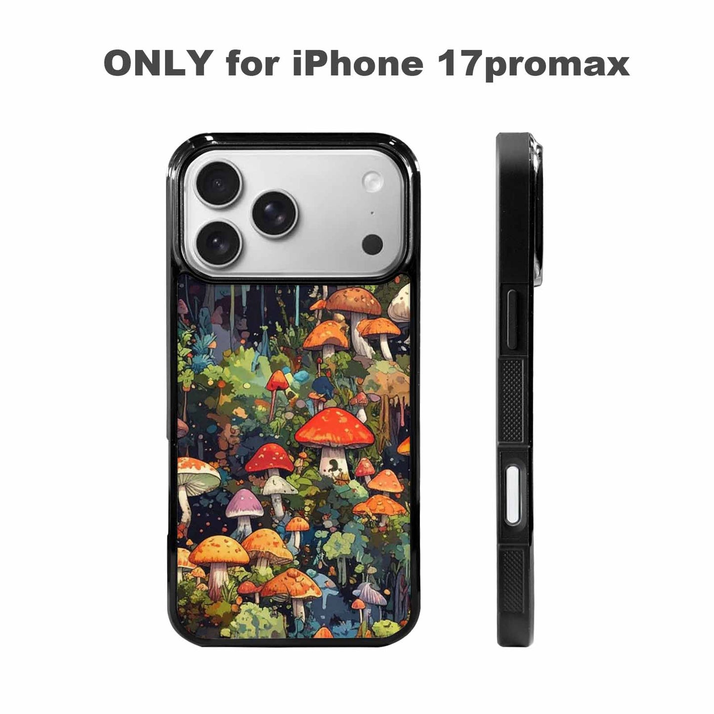 iPhone 17 Pro Max Case — Mushrooms Camomushrooms Patter Big Camo, Custom Phone Case