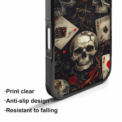iPhone 17 Case — Skull Dark Art Gothic Print Gothic, Custom Art Phone Cover