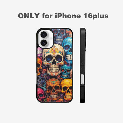 iPhone 16 Plus Case — Skulls General Skulls Pattern, Customized Protective Case