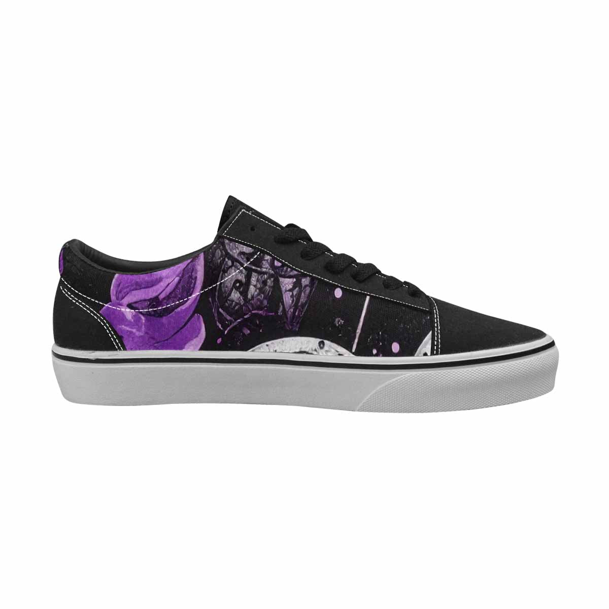 WOMEN'S Ice Cream Motif Lace-Up Canvas Aesthetic Shoes