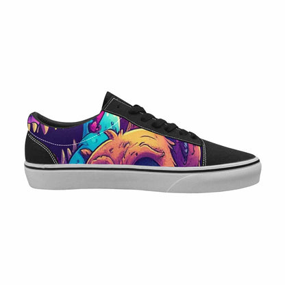 WOMEN'S Overlapping Endlessly No Empty Lace-Up Canvas Surreal Custom Shoes