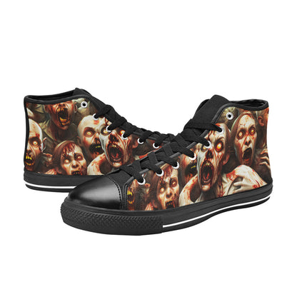 MEN'S Monsters 2 Men’S High Top Canvas Vibrant Chaos Sneakers