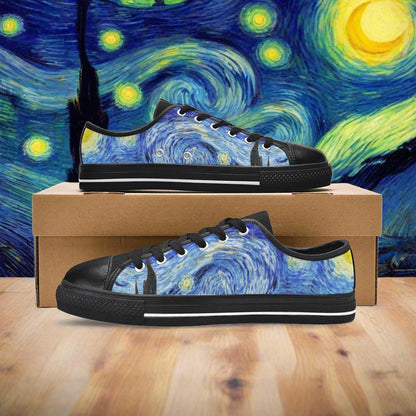 Mermaid Red Gold Custom MEN Bold Art - Freaky Shoes | Custom Art Sneakers