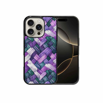 iPhone 16 Pro Case — Genderqueer Flag Color Theme Small Rainbow, Customized Protective Case