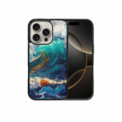 iPhone 16 Pro Case — Wave Crest Splash Wave Crest Splash, Personalized Phone Case