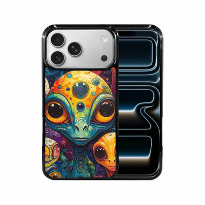 iPhone 17 Pro Max Case — Cartoon Alien Characters Alien Scifi, Customized Protective Case