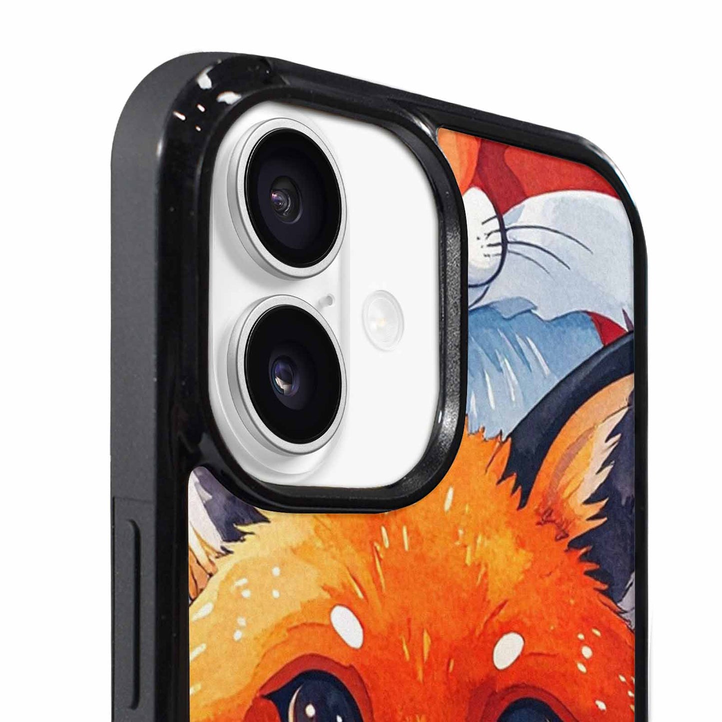 iPhone 17 Case — Watercolor Kawaii Fox Watercolor Abstract, Original Design Phone Case