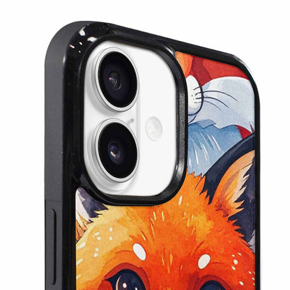 iPhone 17 Case — Watercolor Kawaii Fox Watercolor Abstract, Original Design Phone Case
