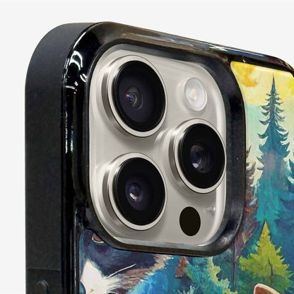 iPhone 16 Pro Max Case — Raccoon Bandit Raccoon Bandit Pattern Hundreds, Unique Phone Case Design