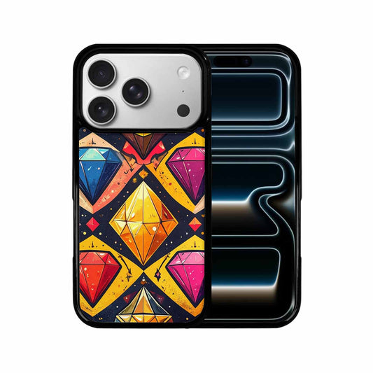 iPhone 17 Pro Case — Vintage Summer Diamond Retro Vintage, Unique Phone Case Design