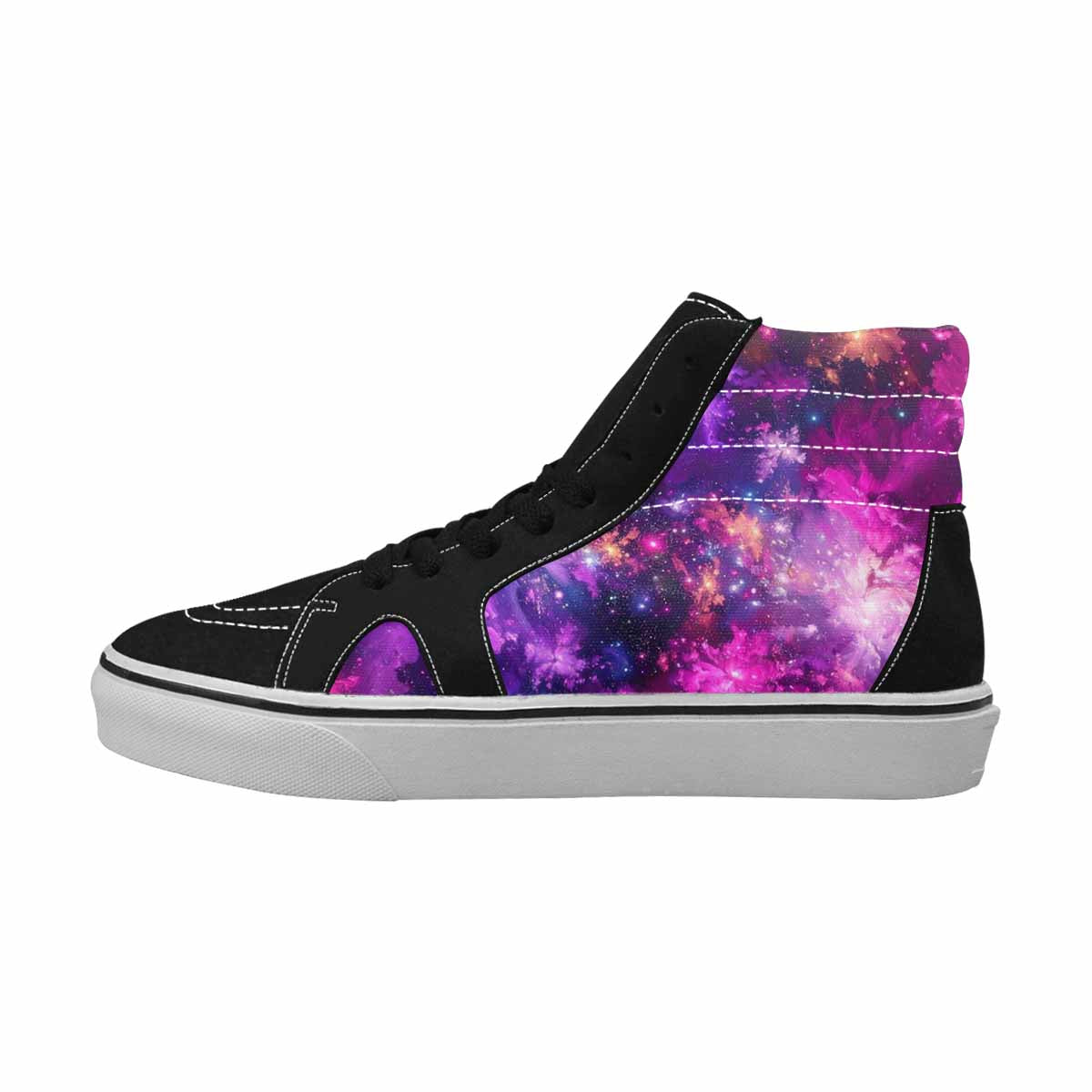MEN'S Galaxy Nebula High Top Canvas Vibrant Chaos Sneakers
