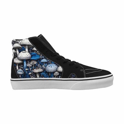 MEN'S Mushrooms (general) High Top Canvas Neon Fantasy Custom Shoes