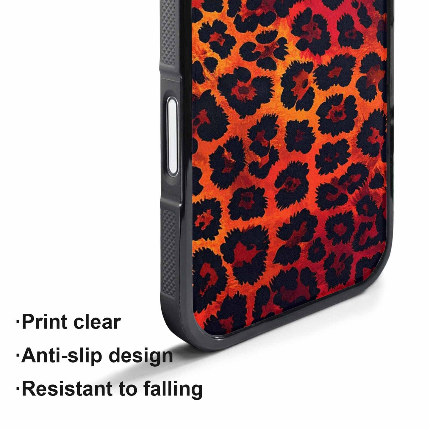 iPhone 17 Pro Max Case — Leopard Print Dark Seamless Animal Print, Customized Protective Case