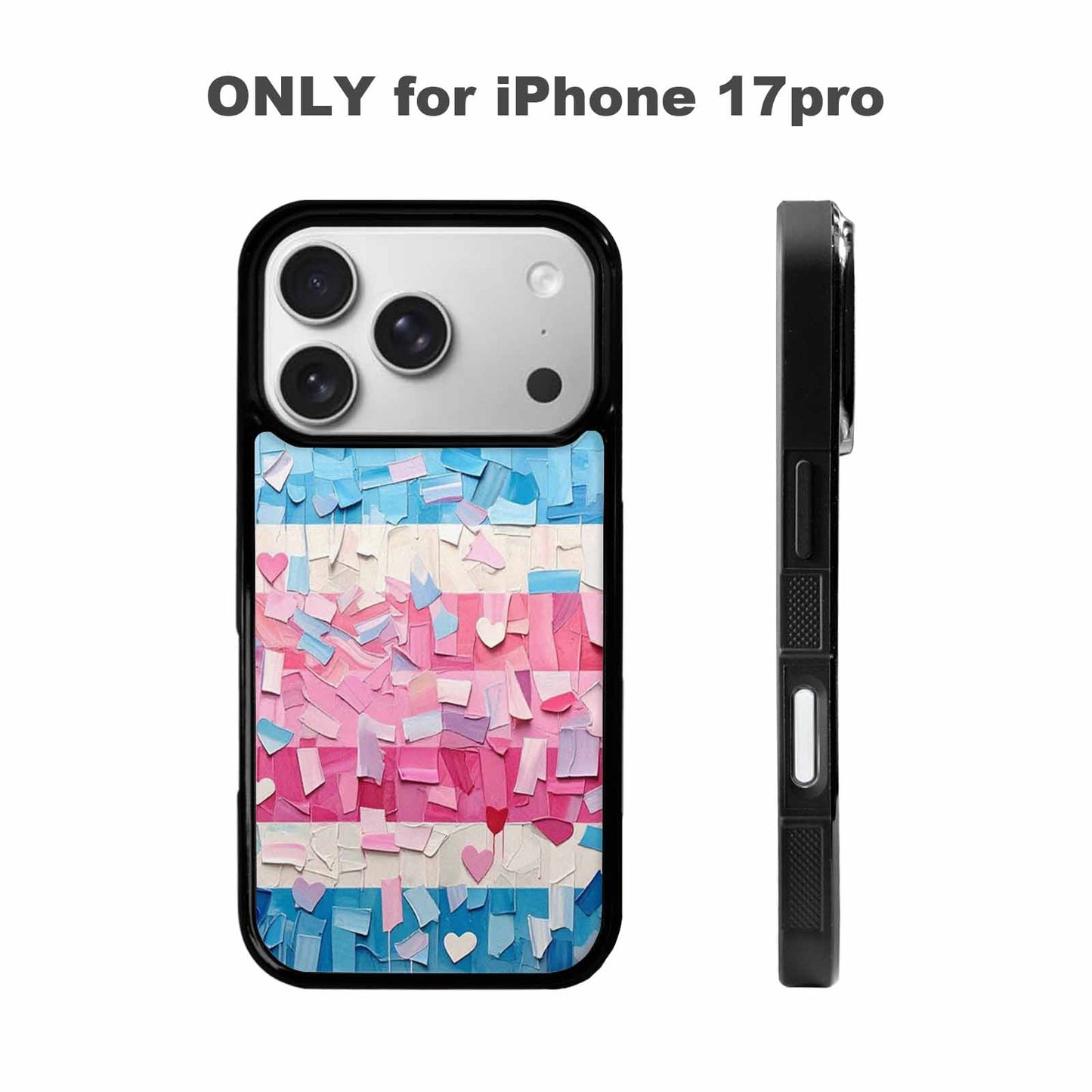 iPhone 17 Pro Case — Transgender Pride Flag Trans Pride Original, Custom Print Case Cover