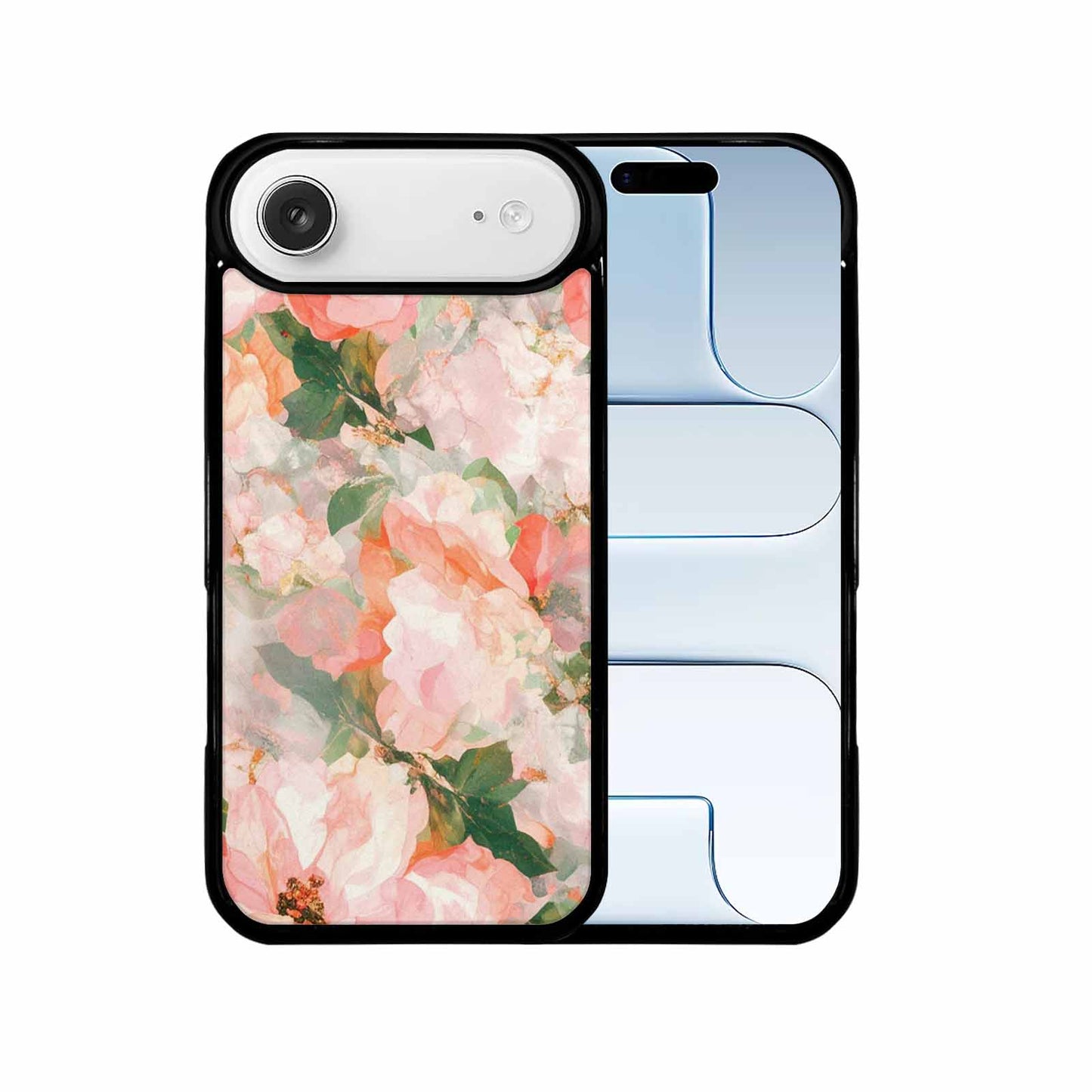 iPhone 17 Air Case — Marble Floral Art Seamless Pattern Floral, Personalized Phone Case